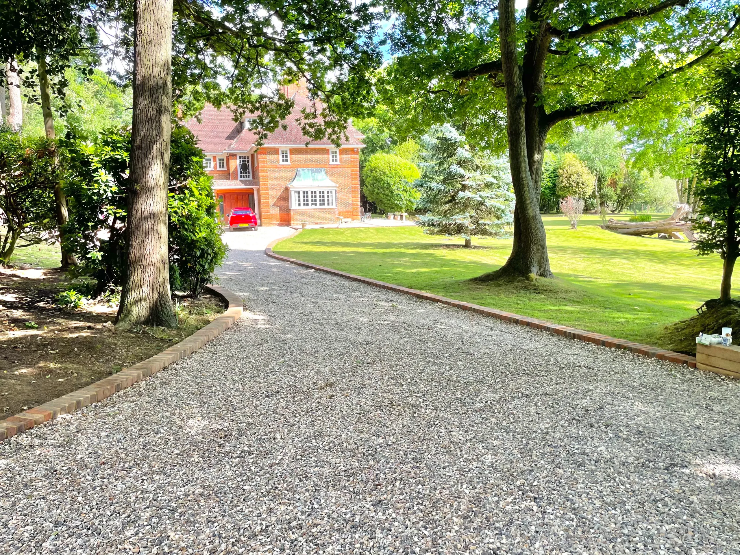 Garden drainage work in Haslemere, Surrey — project 6