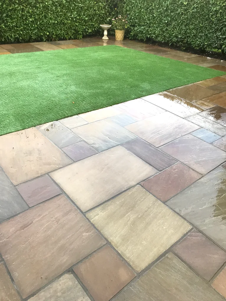 Garden paving project in Haslemere, Surrey — project 6